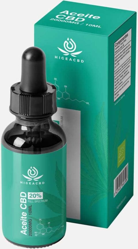 Huile CBD 20% Idéal pour contrôler l’anxiété  Higea CBD