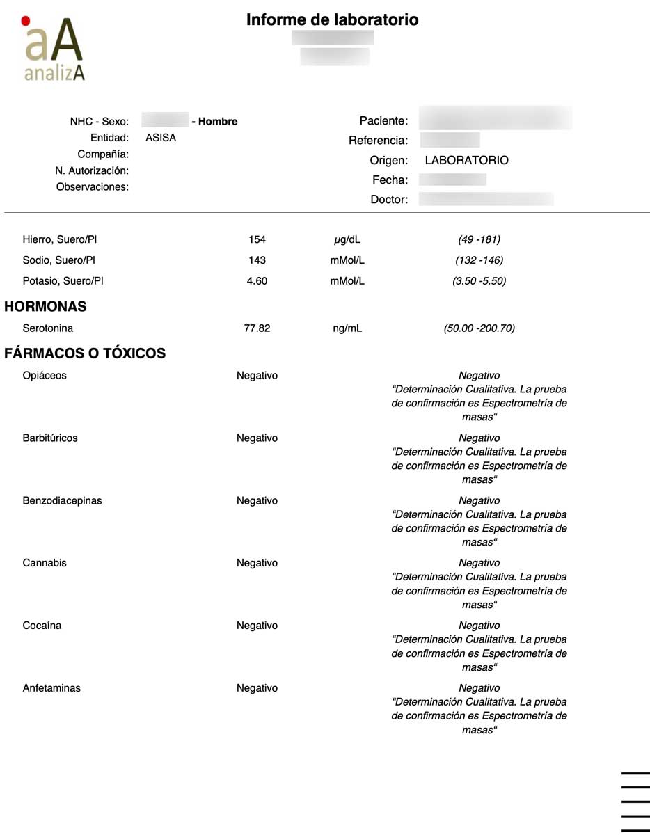 test antidrogas CBD