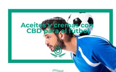 Oils and creams with CBD for football