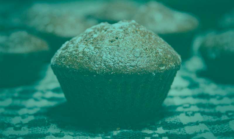 muffin al cioccolato al cbd